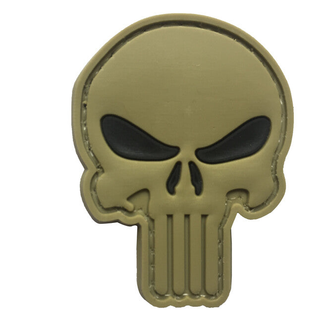WARAGOD Emblemă 3D Punisher, black eyes, 5x4cm