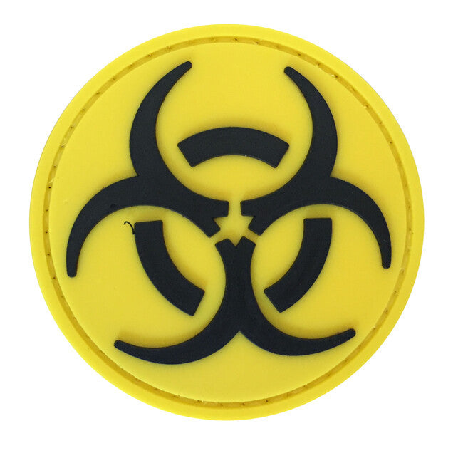 WARAGOD 3D Round Biohazard emblemă 6cm