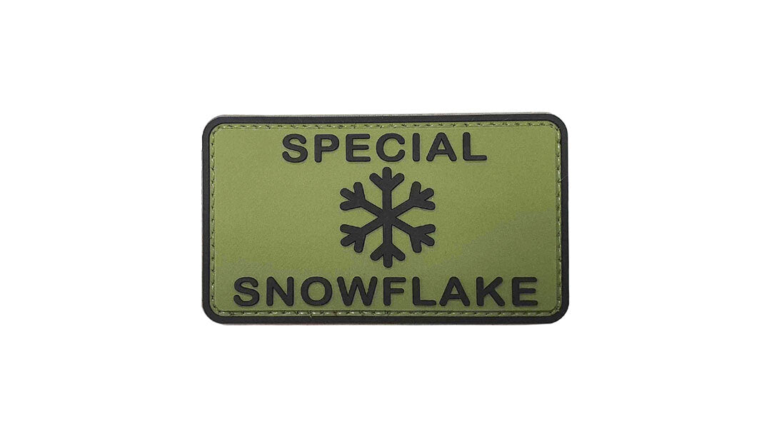 WARAGOD 3D SNOW Flake emblemă 8.5x5cm