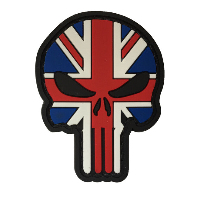 WARAGOD 3D UK Punisher emblemă 6x4.5cm