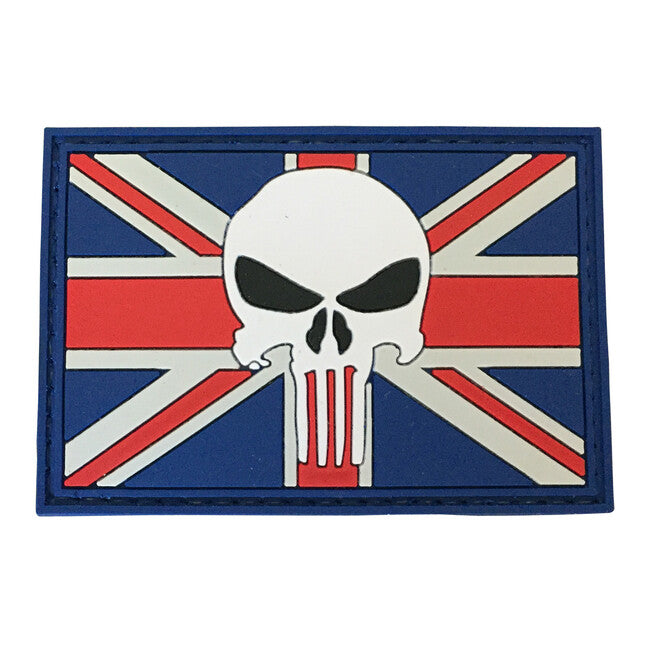 WARAGOD 3D UK Punisher emblemă 7.5x5cm
