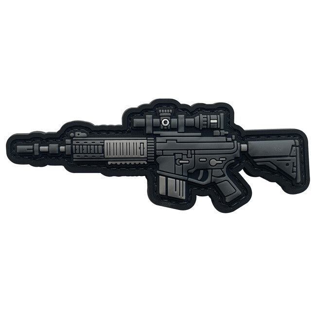 WARAGOD Emblemă 3D AR15 GUN 10.5x4cm