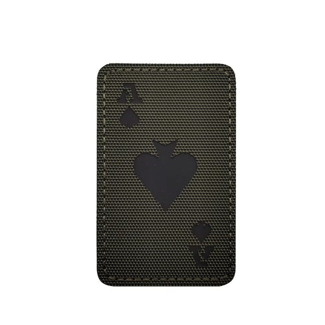 WARAGOD Poker Cards Ace of Spades emblemă, olive