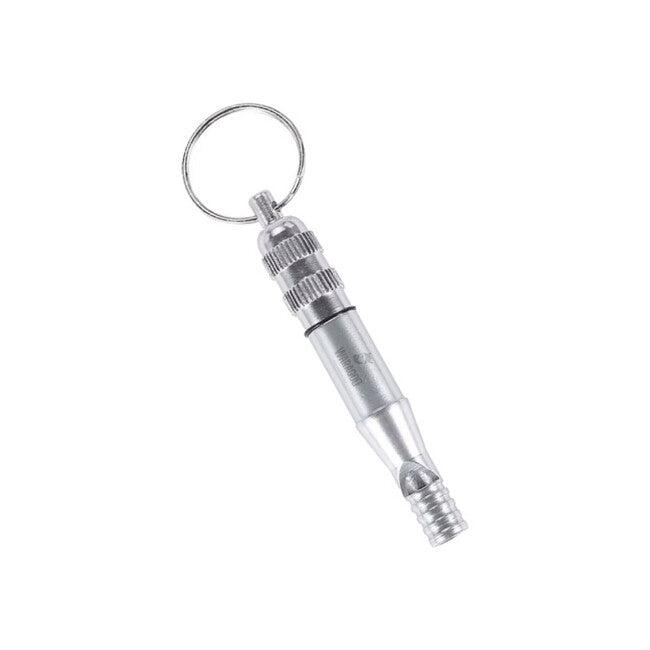 WARAGOD Safer fluieră de urgență din aluminiu cu compartiment de depozitare 120 dB