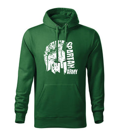 DRAGOWA hanorac bărbătesc cu glugă León 320 g/m², verde
