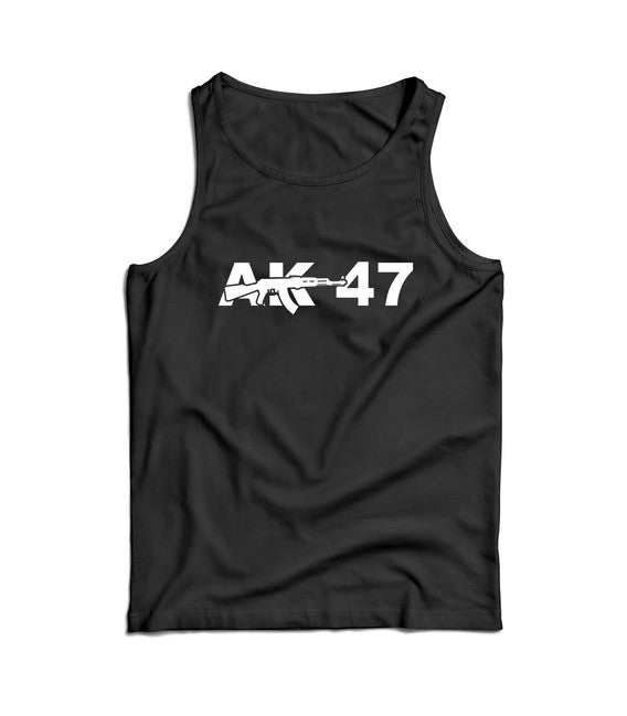 DRAGOWA AK-47 maiou pentru bărbați 160 g/m², negru