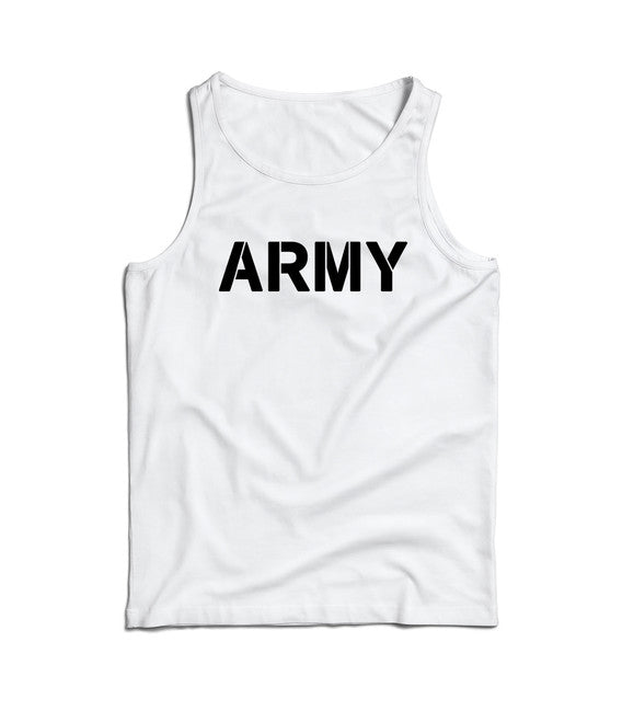 DRAGOWA ARMY maiou pentru bărbați 160 g/m², alb