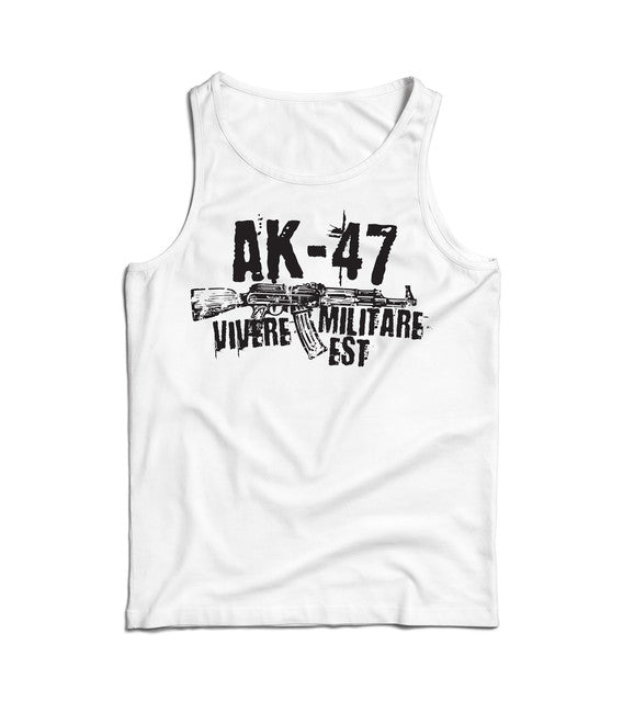 DRAGOWA Seneca maiou pentru bărbați AK-47 160 g/m², alb