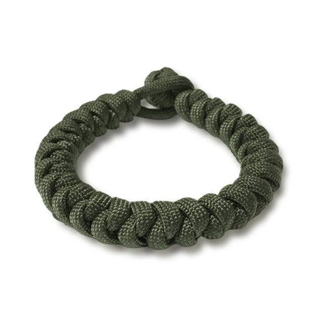 WARAGOD Brățară Paracord Ectar cu închidere reglabilă, verde