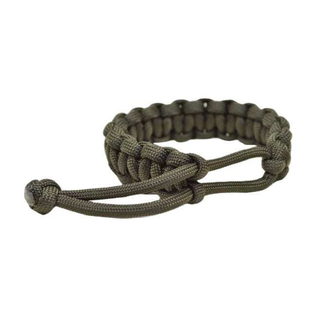 WARAGOD Ilmë brățară paracord cu închizătură reglabilă, verde