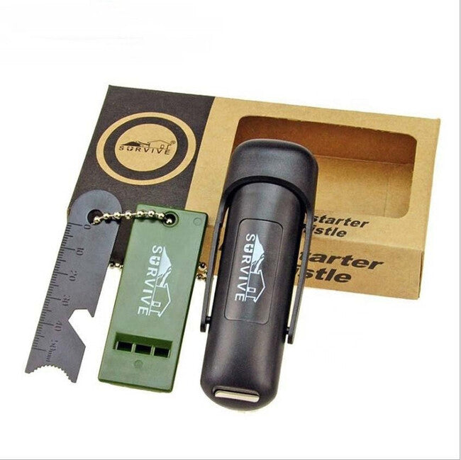 WARAGOD Survive amnar telescopic din magneziu cu fluier