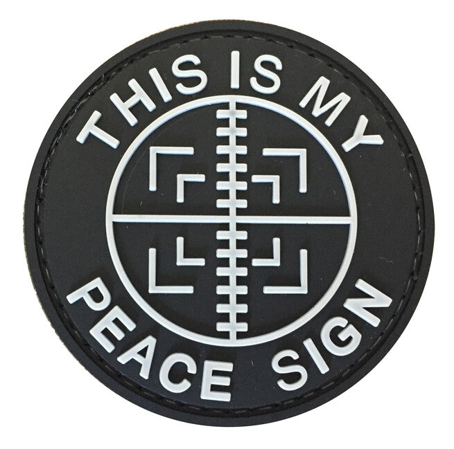 WARAGOD This is my Peace sign emblemă PVC