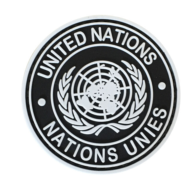 WARAGOD United Nation emblemă PVC, neagră