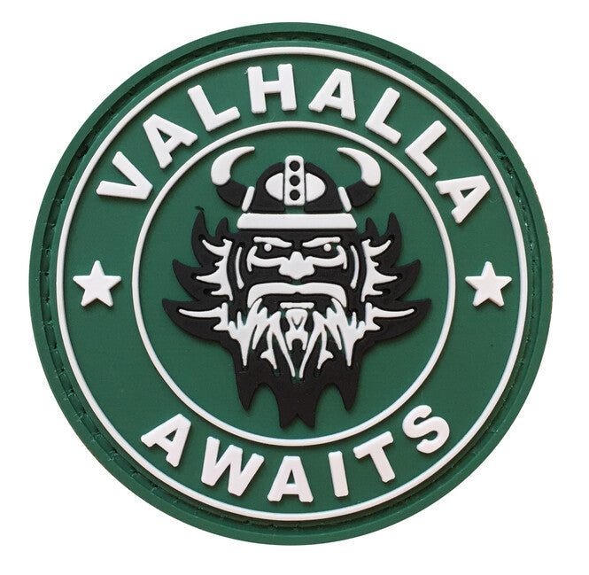 WARAGOD Emblemă Valhalla Awaits PVC