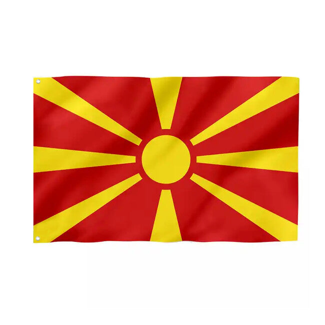WARAGOD steag Macedonia de Nord 150x90 cm