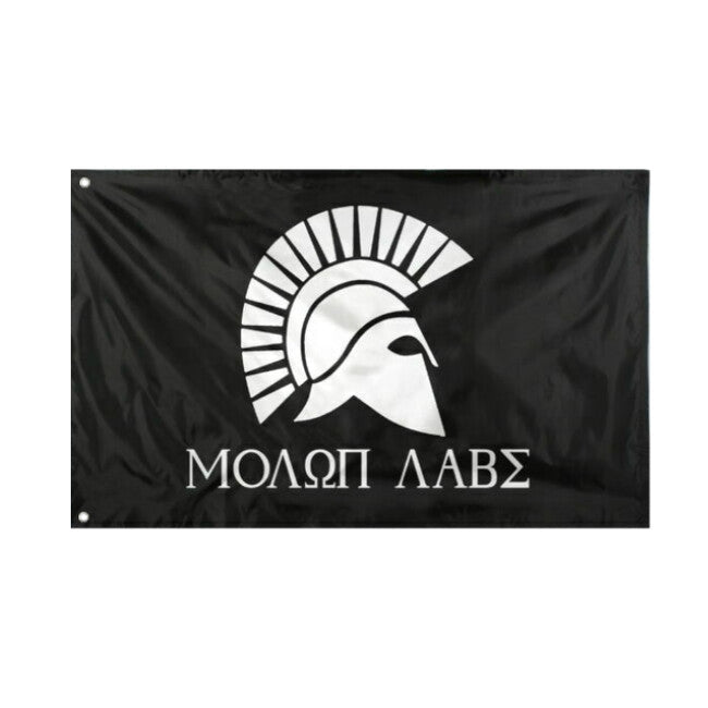 WARAGOD Spartan Head steag 150x90 cm