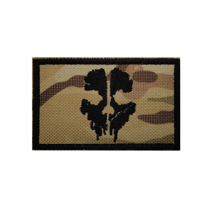 WARAGOD Call of Duty ghost mask emblemă brodata, multicam