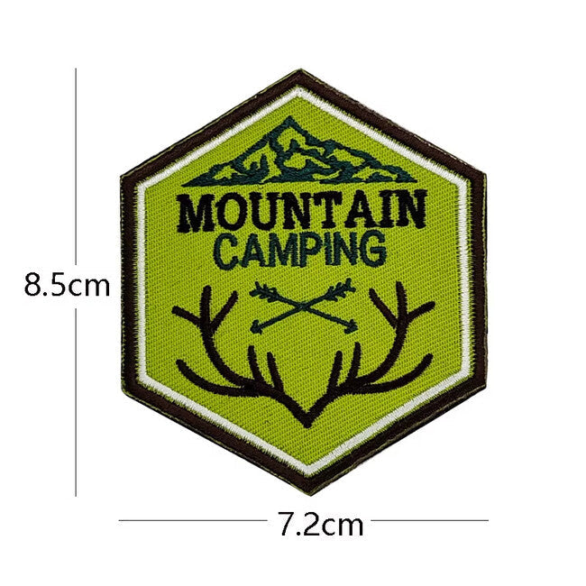 WARAGOD Mountain Camping emblemă brodata 04