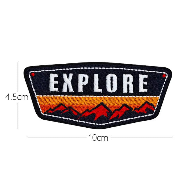 WARAGOD Mountain Camping emblemă brodata 13
