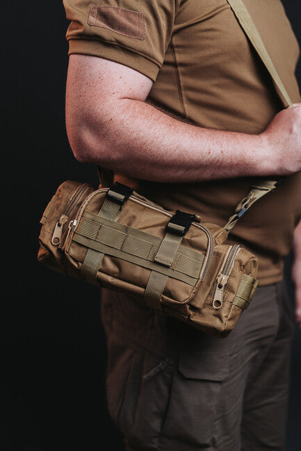 WARAGOD borsetă tactică Höft, desert camo