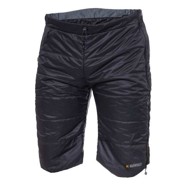 Warmpeace Rond pantaloni scurți, negri/gri închis