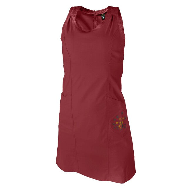 Warmpeace Friday Better rochie, brick red