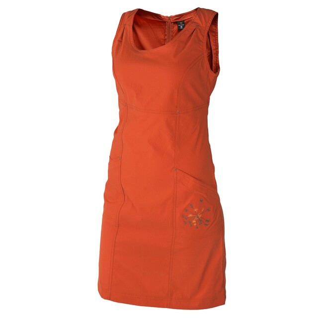 Warmpeace Friday Better rochie, burnt ochre