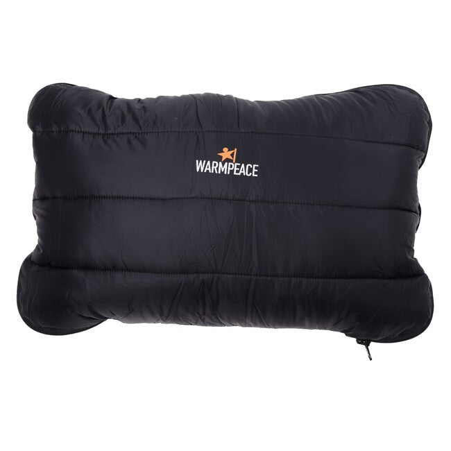 Warmpeace Zip pernă cu pene, neagră