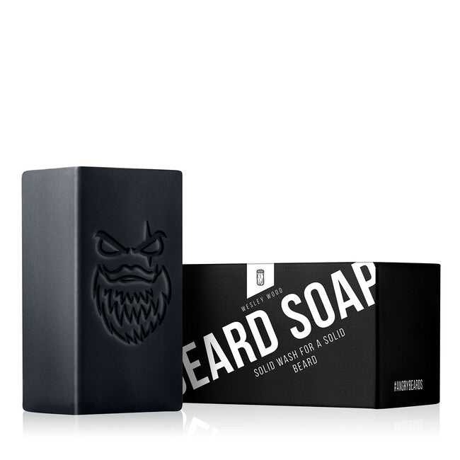 Angry Beards Wesley Wood săpun pentru mustață 50 g, negru