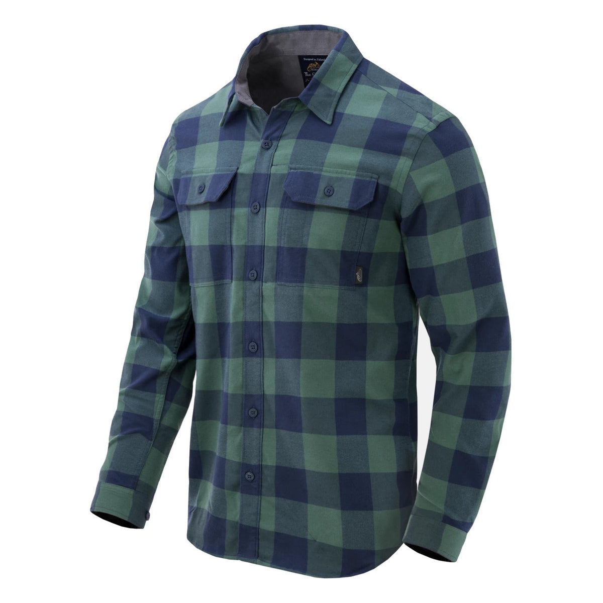 Helikon-Tex GreyMan košeľa Moss Green Checkered