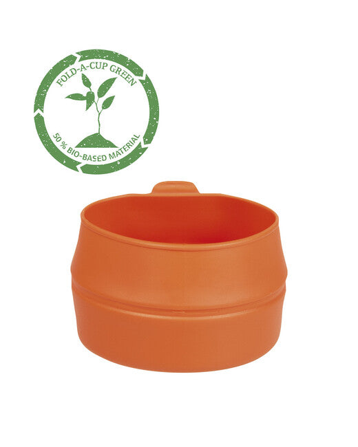 wildo FOLD-A-CUP® ECO pahar pliabil, portocaliu, 200 ml