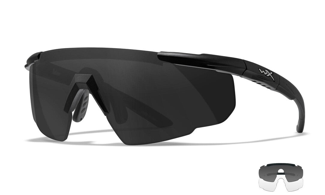 Wiley X Saber Advanced ochelari de protecție, grey clear/matte black