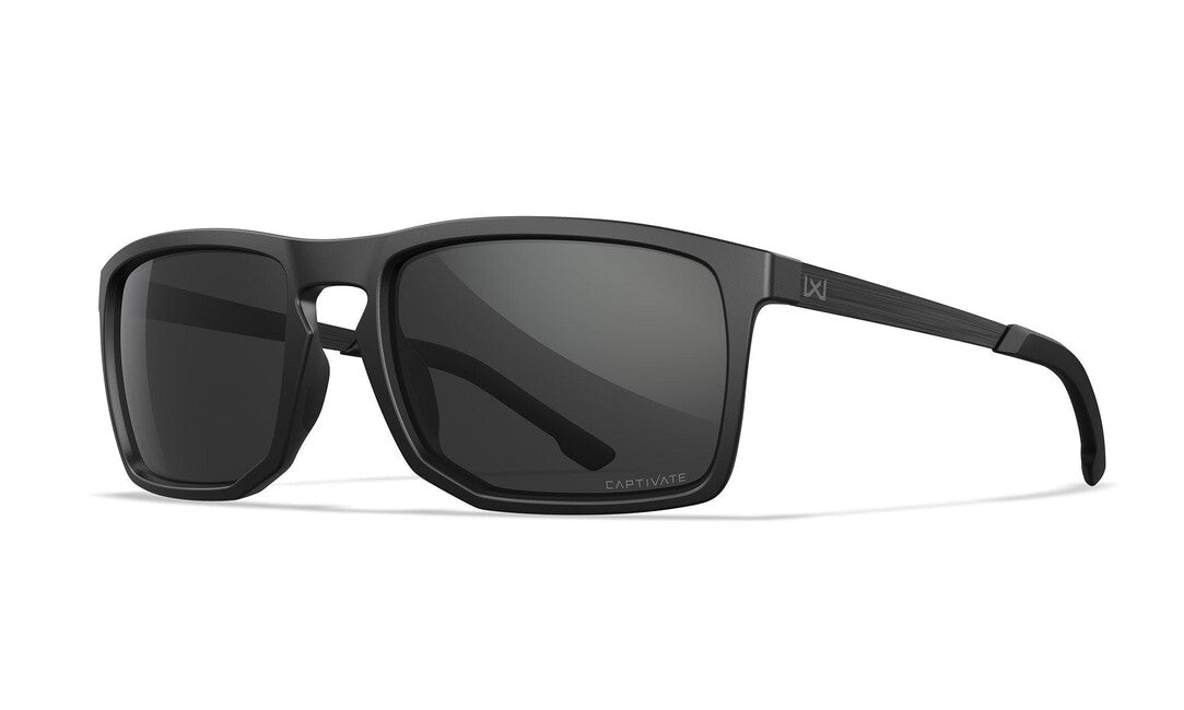 Wiley X Axe ochelari de soare, Captivate Polarized Grey/ Matte Black