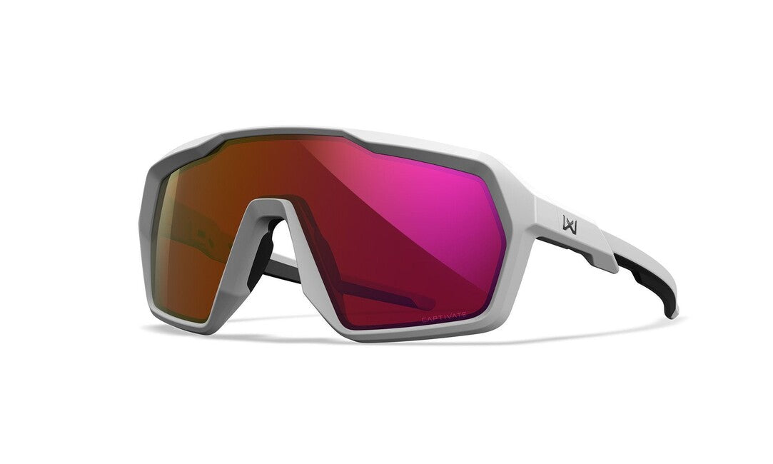 Wiley X Citadel ochelari de soare, Captivate red mirror/polished white