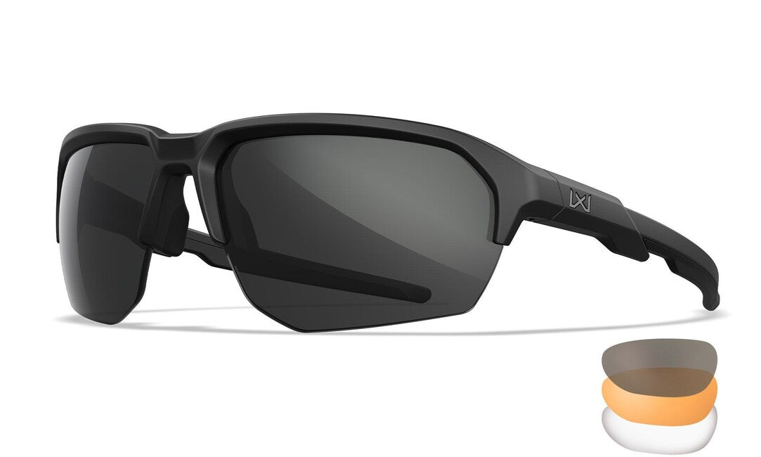 Wiley X Jakl ochelari de soare, Grey/Clear/Light Rust/Matte Black
