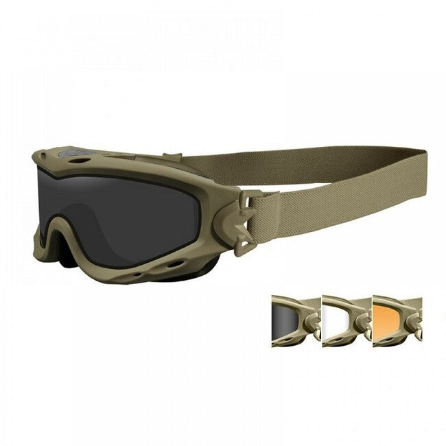 WILEY X SPEAR ochelari tactici fumurii + lentile clare, ramă sable mată