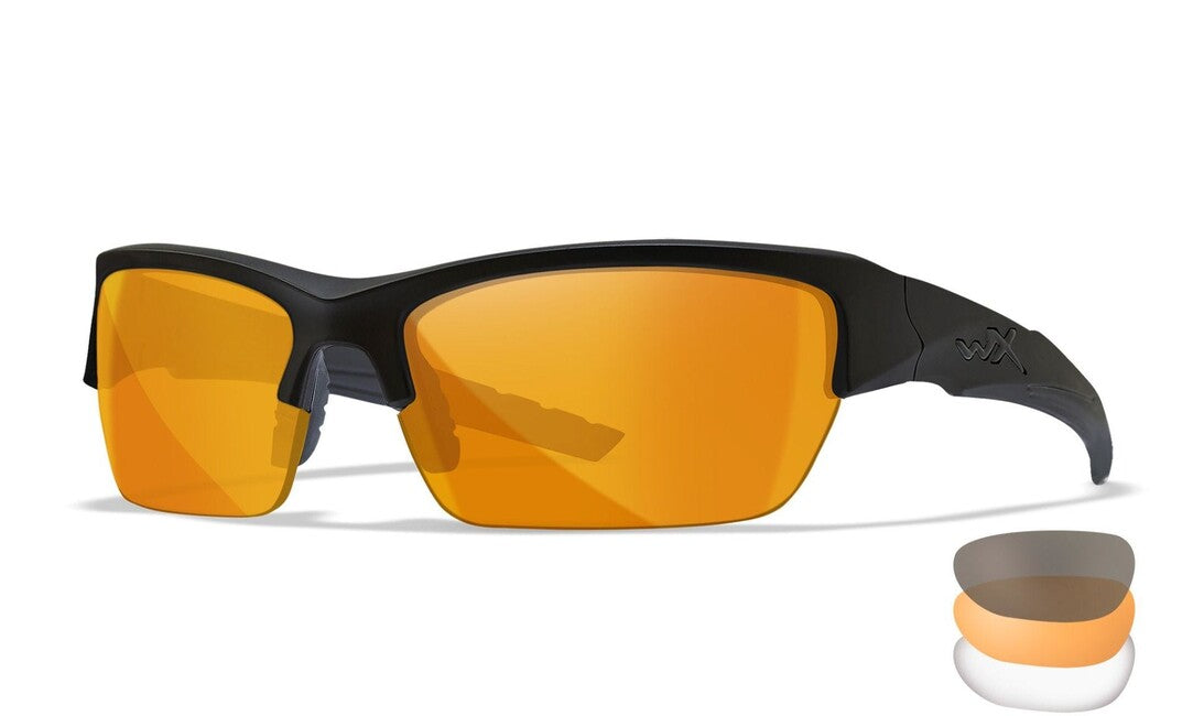 WileyX VALOR 2.5 ochelari, negri, Grey/Clear/Light Rust