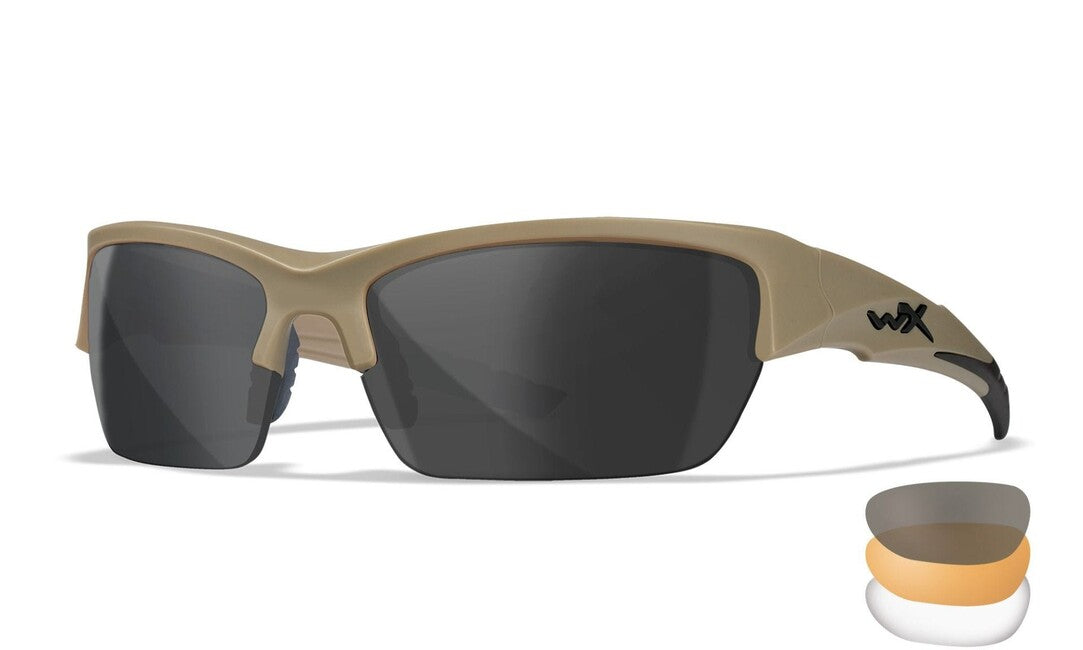 WileyX VALOR 2.5 ochelari, coyote, Grey/Clear/Light Rust
