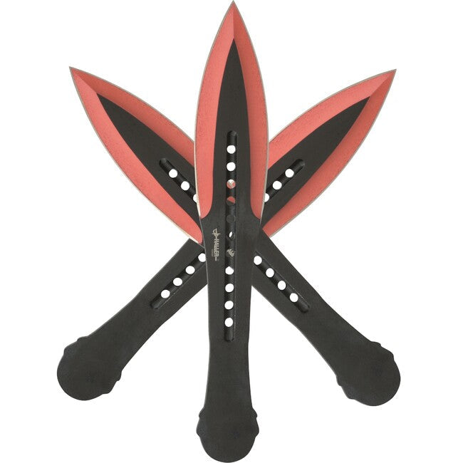 Haller set cuțite de aruncare 3 buc, red tip