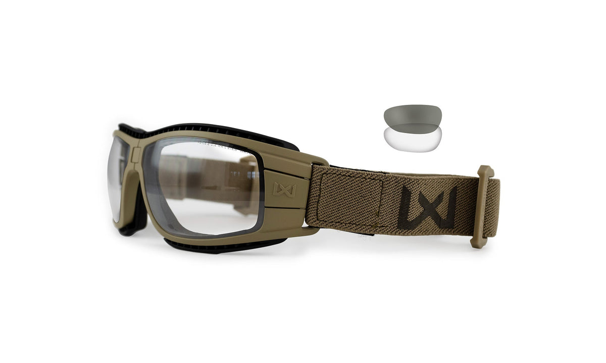 Wiley X Lynx ochelari, Grey/Clear, matte tan