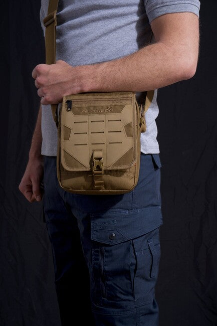 Pentagon Messenger geantă de umăr, coyote