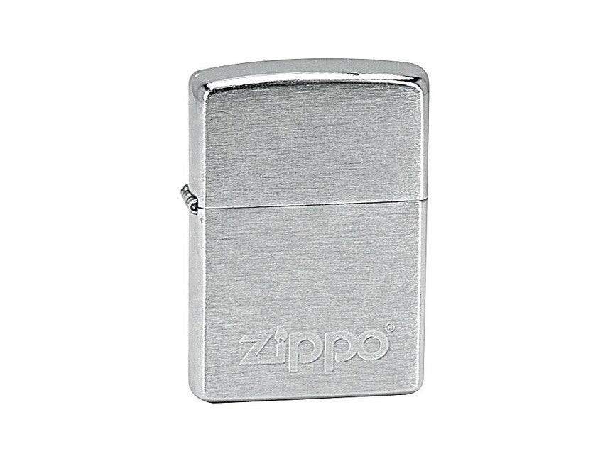 Zippo brichetă cu benzin cromată, crom poleiat