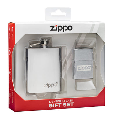 Zippo aprindere cromată și sticlă