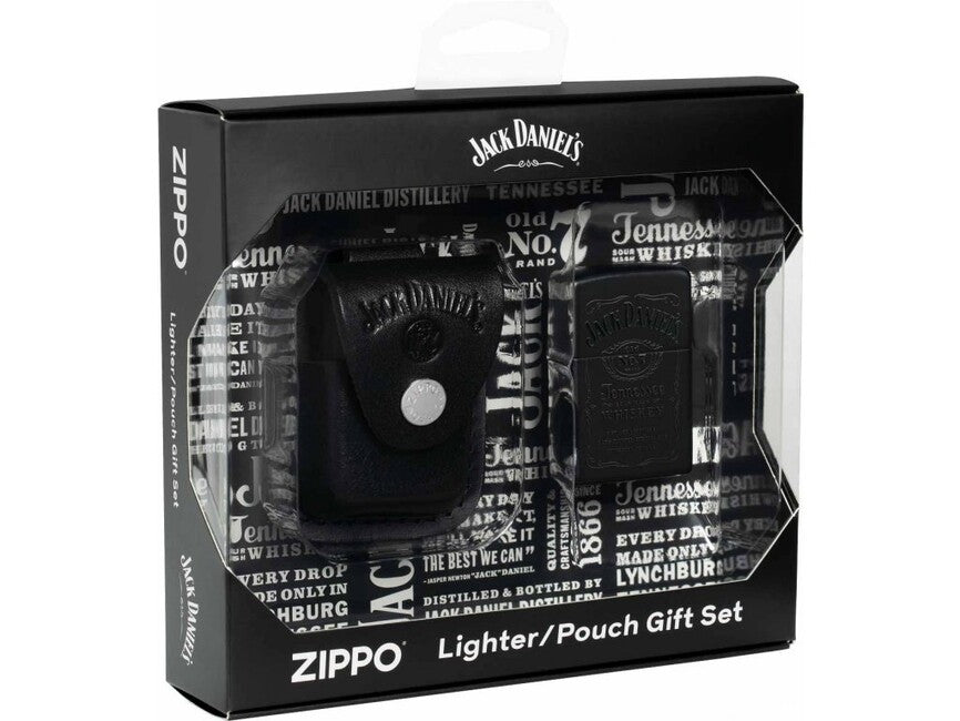 Zippo Jack Daniels set husă + brichetă