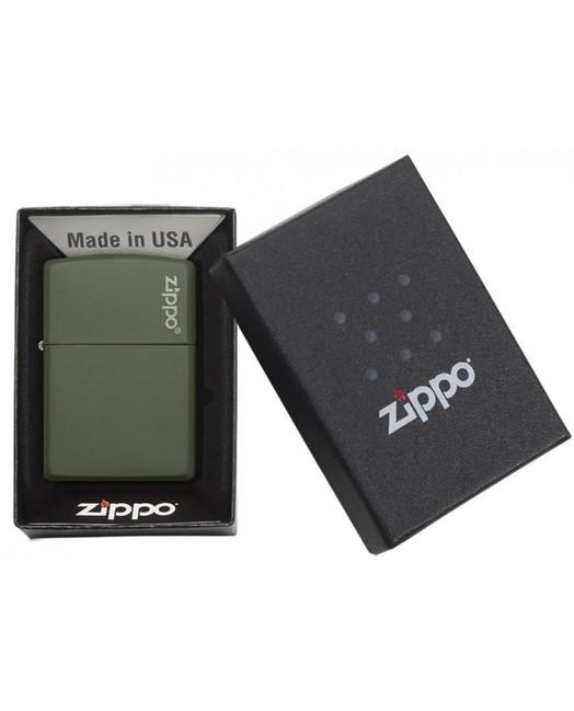 Zippo brichetă cu benzină, oliv mat