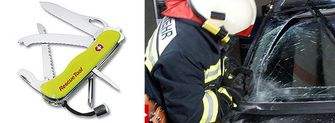 Victorinox cuțit de buzunar reflectorizant galben111mm Rescue Tool cu husă