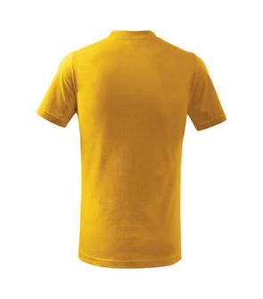 Detské tričko Adler Classic žlté zozadu