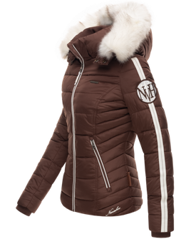 Navahoo KHINGAA´S Jachetă de iarnă pentru femei cu glugă, chocolate