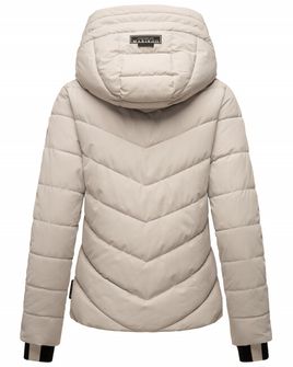 Marikoo SAMUIAA jachetă de iarnă pentru femei cu glugă, gri deschis