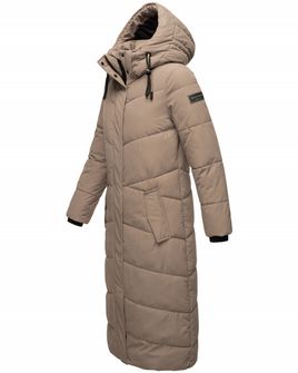 Navahoo HINGUCKER jachetă de iarnă pentru femei cu glugă, gri deschis